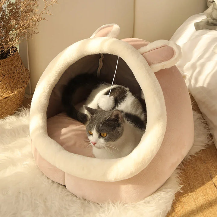 Pet Hut Cave Bed for Cats & Small Dogs