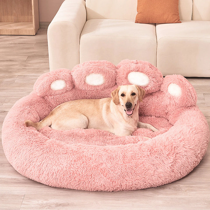 Warm Pet Bed Paw Shape