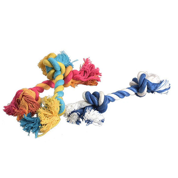 Chew Knot Toy Durable Braided Bone Rope