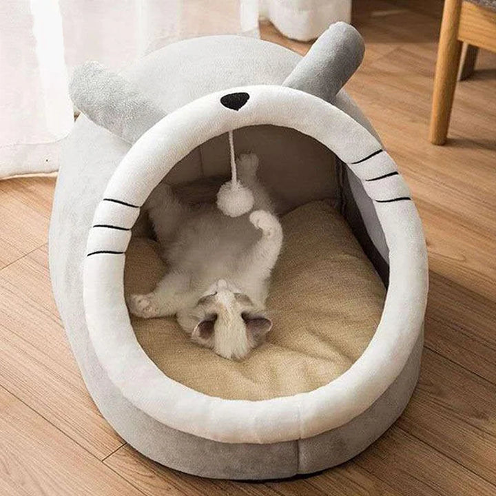 Pet Hut Cave Bed for Cats & Small Dogs