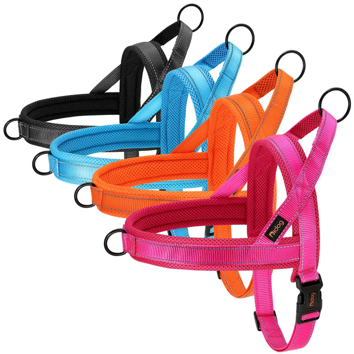 Nylon Reflective Dog Harness - No Pull