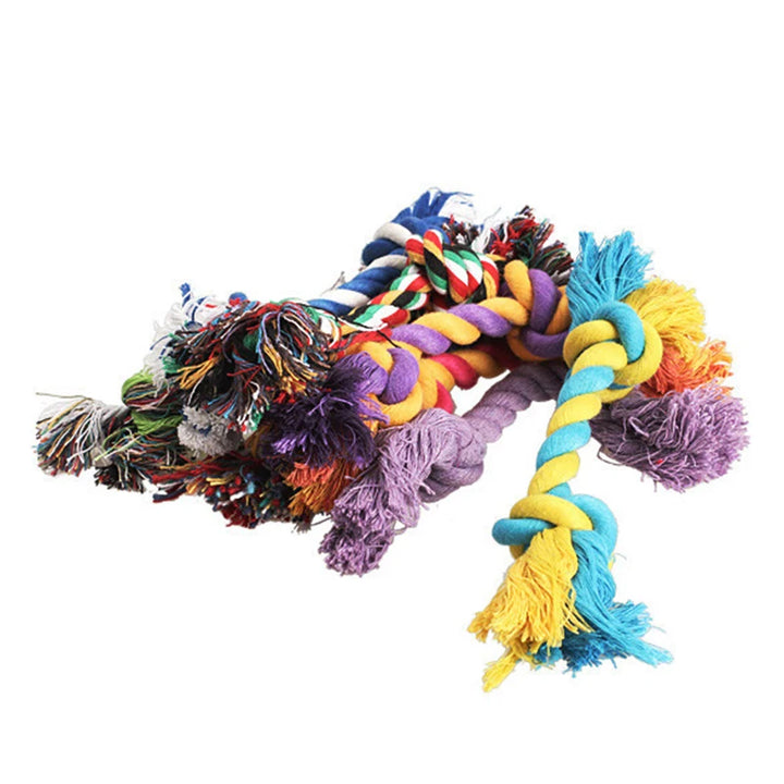 Chew Knot Toy Durable Braided Bone Rope