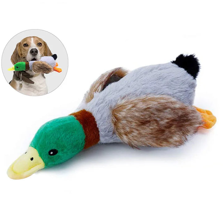 Plush Squeaky Stuffed Duck Sound Toy Pet Chew