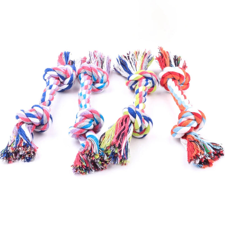 Chew Knot Toy Durable Braided Bone Rope