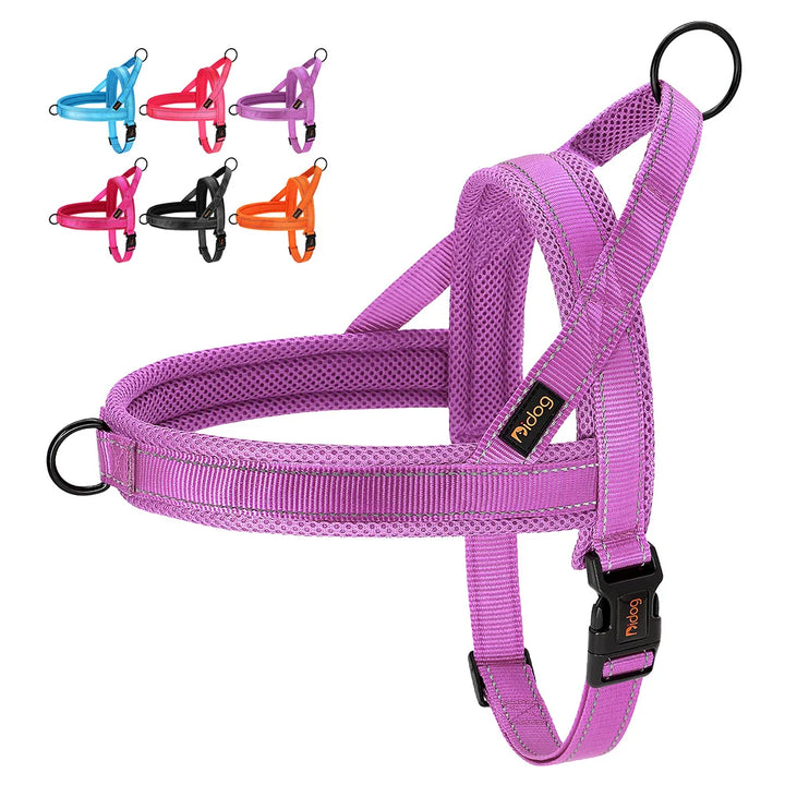 Nylon Reflective Dog Harness - No Pull