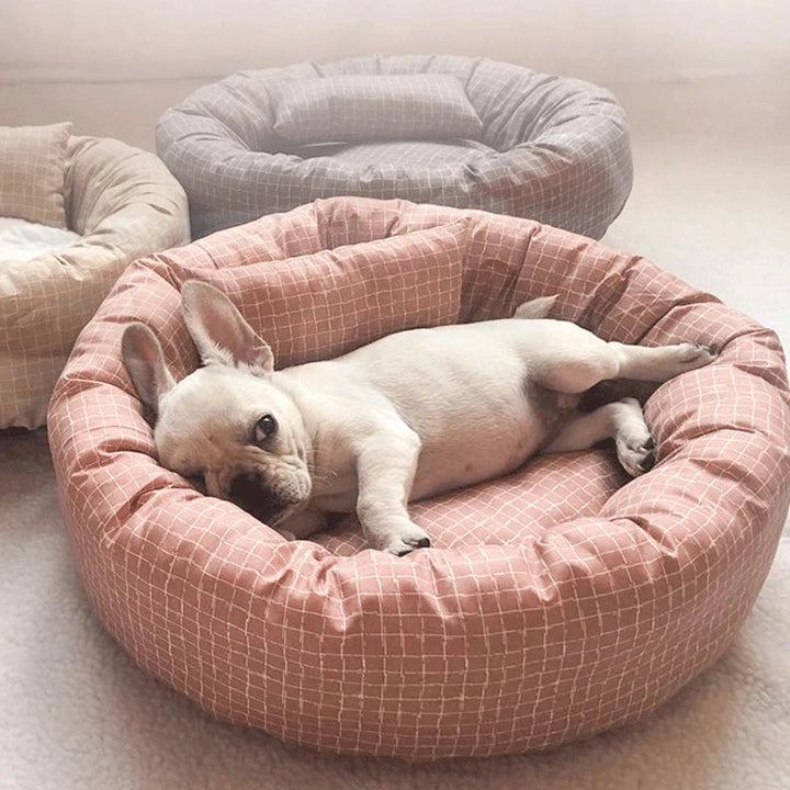 Round Bed Comfortable with Pillow