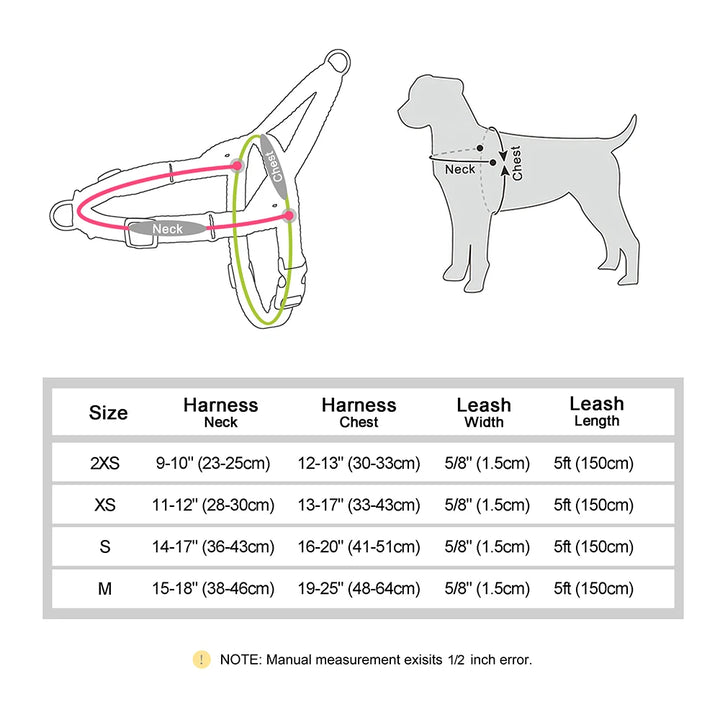 No Pull Dog Harness & Leash