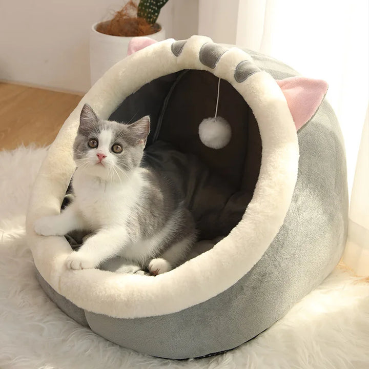 Pet Hut Cave Bed for Cats & Small Dogs