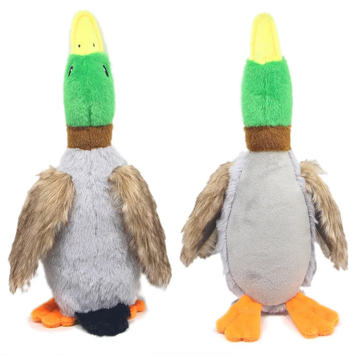 Plush Squeaky Stuffed Duck Sound Toy Pet Chew